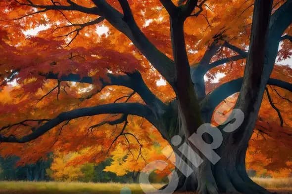 Vibrant Autumn Tree