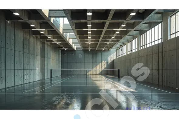 Modern Indoor Sports Court