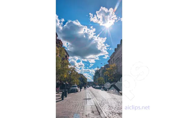 Sunny City Street